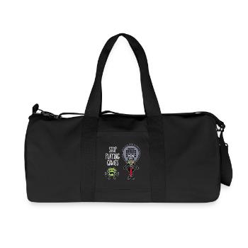 Player Padel Racket Padel Team Statement Coach - Recycled Canvas Sports Bag by Stanley/Stella - black - Front