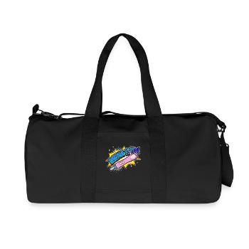 Mother Pregnant Pregnancy Statement Family - Recycled Canvas Sports Bag by Stanley/Stella - black - Front