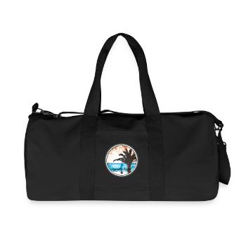 Islas Baleares - Recycled Canvas Sports Bag by Stanley/Stella - black - Front