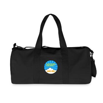 Super-papa, super-héros. Meilleur papa. BD comics - Sac de sport en toile recyclée Stanley/Stella - noir - Devant