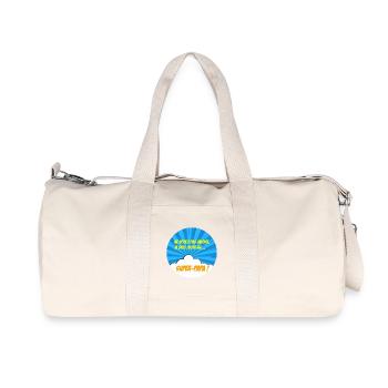 Super-papa, super-héros. Meilleur papa. BD comics - Sac de sport en toile recyclée Stanley/Stella - blanc naturel - Devant