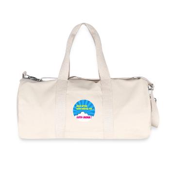 Super-maman, super-héros. Meilleure maman. BD. - Sac de sport en toile recyclée Stanley/Stella - blanc naturel - Devant
