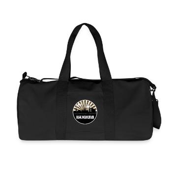 Hamburg Skyline Home Game - Recycled Canvas Sports Bag by Stanley/Stella - black - Front