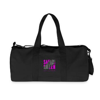 Safari Königin - Recycelte Canvas-Sporttasche von Stanley/Stella - Schwarz - Vorne