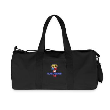 Kino Movies Theater Statement Popcorn Filmabend - Recycelte Canvas-Sporttasche von Stanley/Stella - Schwarz - Vorne