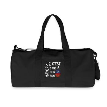 T SHIRT MAYOTTE C'EST DANS MON ADN - Sac de sport en toile recyclée Stanley/Stella - noir - Devant