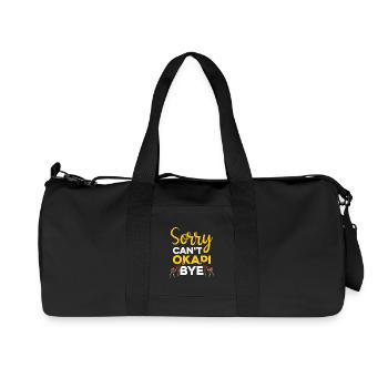 Okapi highlights at the zoo - Recycled Canvas Sports Bag by Stanley/Stella - black - Front