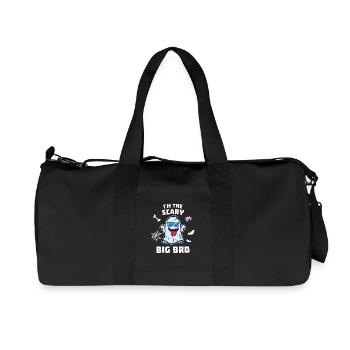 Stolzer Großer Bruder Statement Geschwisterliebe - Recycelte Canvas-Sporttasche von Stanley/Stella - Schwarz - Vorne