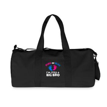 Bruderherz Stolzer Großer Bruder Bro Statement - Recycelte Canvas-Sporttasche von Stanley/Stella - Schwarz - Vorne