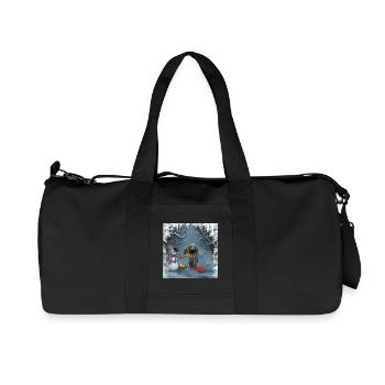 Dunkle Weihnachten - Recycelte Canvas-Sporttasche von Stanley/Stella - Schwarz - Vorne