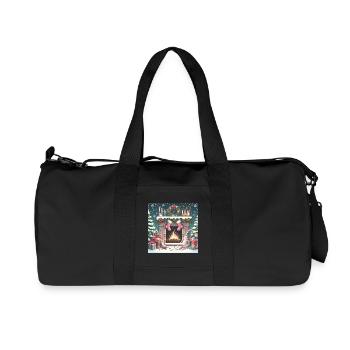 Weihnachts Design 4 - Recycelte Canvas-Sporttasche von Stanley/Stella - Schwarz - Vorne
