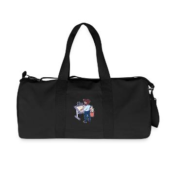 Project Manager Career Work Job Earn Money - Recycled Canvas Sports Bag by Stanley/Stella - black - Front