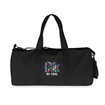 Workaholic Statement Emploi Scientifique Carrière - Sac de sport en toile recyclée Stanley/Stella - noir - Devant