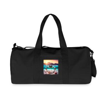 Underwater Crab - Recycled Canvas Sports Bag by Stanley/Stella - black - Front