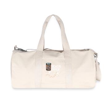 L’attitude, l’indifférence, la déclaration n’a pas d’importance pour moi - Sac de sport en toile recyclée Stanley/Stella - blanc naturel - Devant