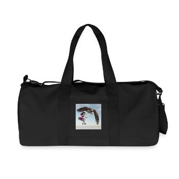 Swinging in the sky. - Recycled Canvas Sports Bag by Stanley/Stella - black - Front