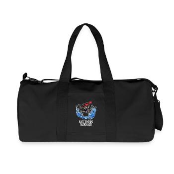 Surf, Ski nautique, Surf, Wakeboard, Déclaration - Sac de sport en toile recyclée Stanley/Stella - noir - Devant