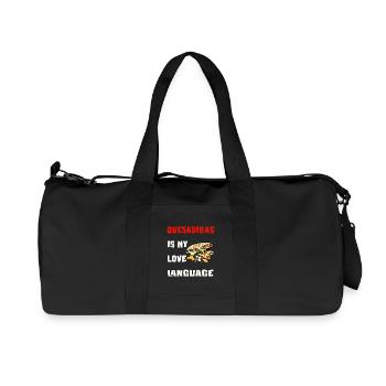 Quesadillas Is My Love Language - Recycled Canvas Sports Bag by Stanley/Stella - black - Front