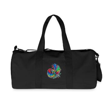 Animal, Oiseau, Perroquet, Amoureux Des Animaux, Animal De Compagnie, Animaux De Zoo - Sac de sport en toile recyclée Stanley/Stella - noir - Devant