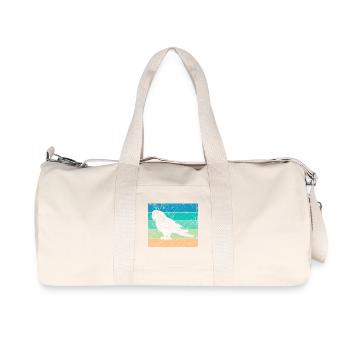 Bird, Jungle, Jungle, Parrot, Zoo, Animal Lover - Recycled Canvas Sports Bag by Stanley/Stella - natural - Front