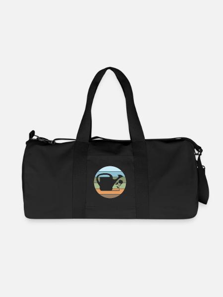 Watering Can Gardener Garden Love Flowers Plants - Recycled Canvas Sports Bag by Stanley/Stella - black