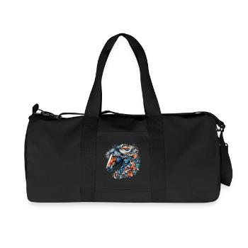 Cheval - Sac de sport en toile recyclée Stanley/Stella - noir - Devant