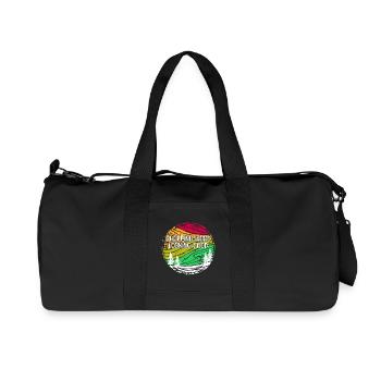 Wood Statement Axe Woodwork Lumberjack Saw Tree - Recycled Canvas Sports Bag by Stanley/Stella - black - Front