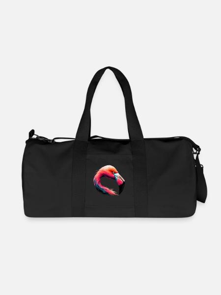 Flamingo - Recycelte Canvas-Sporttasche von Stanley/Stella - Schwarz