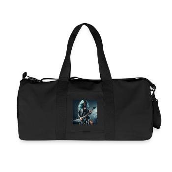 Guitariste de heavy metal - Sac de sport en toile recyclée Stanley/Stella - noir - Devant