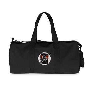Rock 'n' Roll Squelette en feu #3 - Sac de sport en toile recyclée Stanley/Stella - noir - Devant