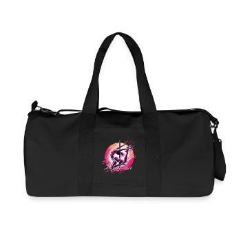 Pole Dance Dynamik pink Geschenk - Recycelte Canvas-Sporttasche von Stanley/Stella - Schwarz - Vorne
