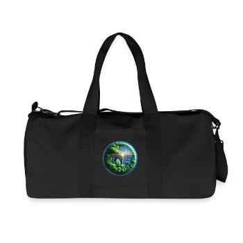 Sustainable Bio-Tech Fusion Cycle - Recycled Canvas Sports Bag by Stanley/Stella - black - Front