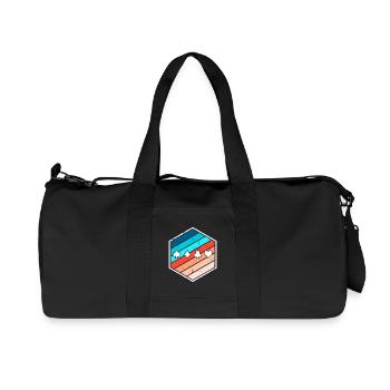 Jeux de cartes Jeux d’argent Roulette Poker Jeux d’argent - Sac de sport en toile recyclée Stanley/Stella - noir - Devant