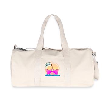 BOOTFAHREN FÖHR INSEL - Recycelte Canvas-Sporttasche von Stanley/Stella - Naturweiß - Vorne