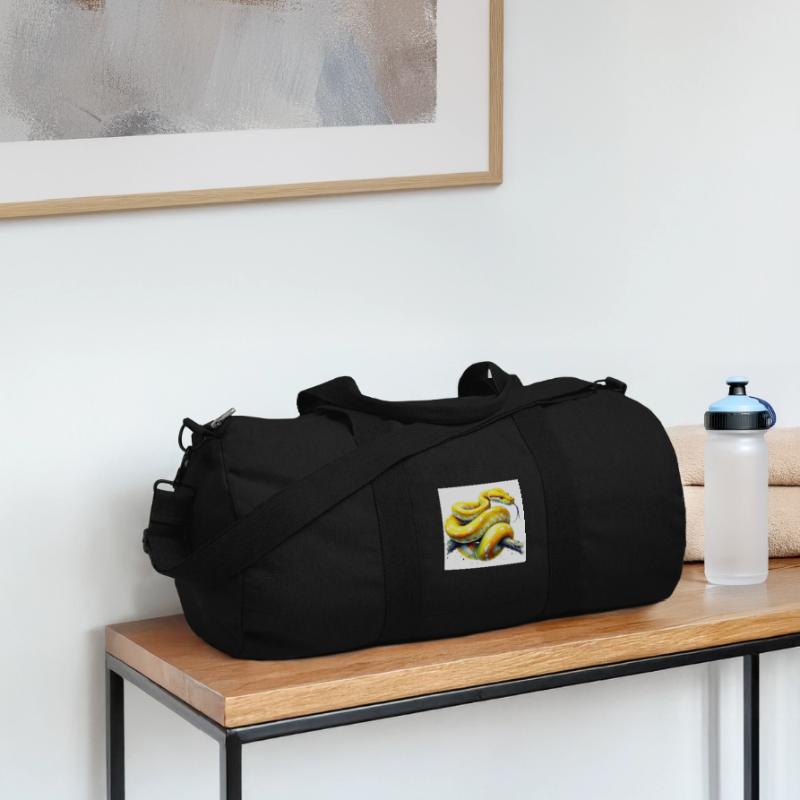 Python jaune Sac de sport en toile recyclée Stanley/Stella