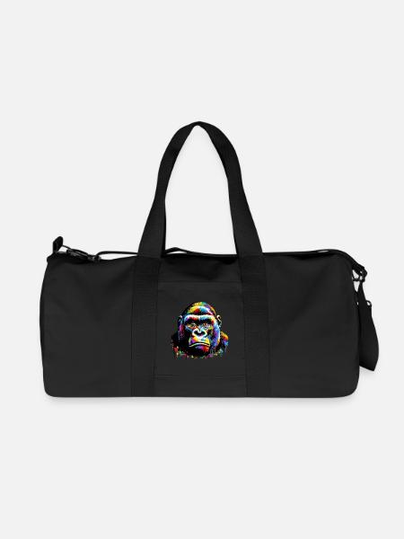 Gorilla - Recycled Canvas Sports Bag by Stanley/Stella - black