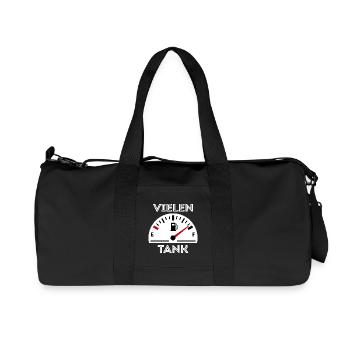 Refueling Gasoline Electric Energy Diesel Fuel Pump - Recycled Canvas Sports Bag by Stanley/Stella - black - Front