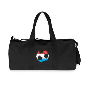 Logo du vainqueur du tournoi du symbole du ballon de l’équipe des Pays-Bas - Sac de sport en toile recyclée Stanley/Stella - noir - Devant