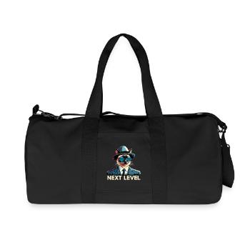 Siamese Cat Siamese Cat Next Level Suit Gift - Recycled Canvas Sports Bag by Stanley/Stella - black - Front