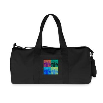 Secret of Moose - Duplex - Recycled Canvas Sports Bag by Stanley/Stella - black - Front