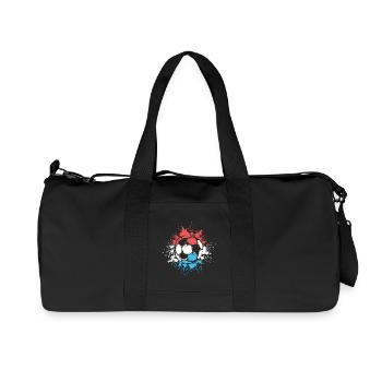 Football Color Explosion Pays-Bas Équipe Joueurs de Football - Sac de sport en toile recyclée Stanley/Stella - noir - Devant