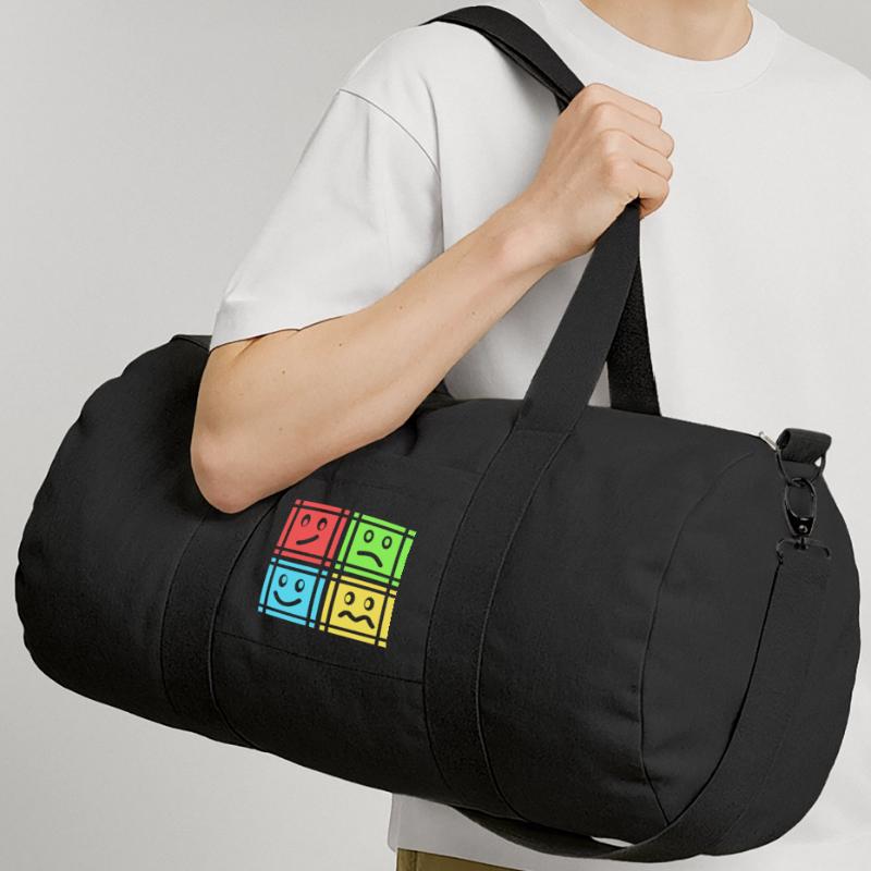 Geometric Patterns Recycled Canvas Sports Bag by Stanley/Stella