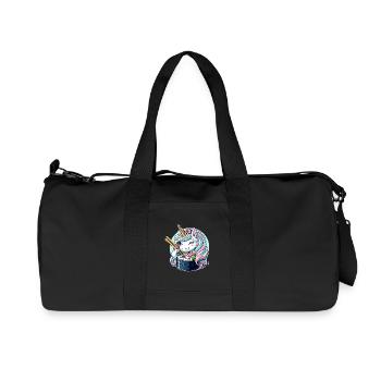 Sushi Unicorn Cute Maki Gift - Recycled Canvas Sports Bag by Stanley/Stella - black - Front