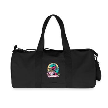 Mignon T-Rex Ramen Dinosaure Cadeau - Sac de sport en toile recyclée Stanley/Stella - noir - Devant