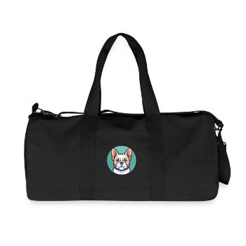 Grand Anglo Francais Blanc Et Orange Dog Breed Pet - Recycled Canvas Sports Bag by Stanley/Stella - black - Front