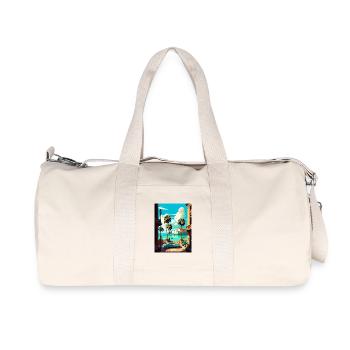 La Havane Caraïbes Voyage Affiche Souvenir Peinture WPA - Sac de sport en toile recyclée Stanley/Stella - blanc naturel - Devant