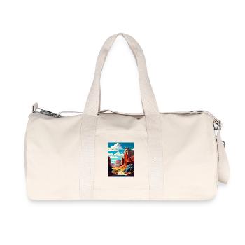 Capitol Reef Nationalpark Reiseposter Souvenir - Recycelte Canvas-Sporttasche von Stanley/Stella - Naturweiß - Vorne