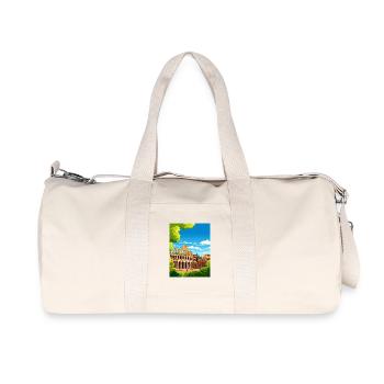 Vérone Italie Affiche de voyage Souvenir Carte Postale Peinture - Sac de sport en toile recyclée Stanley/Stella - blanc naturel - Devant