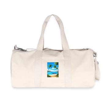 Ko Samui Thailand Thai Reise Poster Souvenir WPA - Recycelte Canvas-Sporttasche von Stanley/Stella - Naturweiß - Vorne
