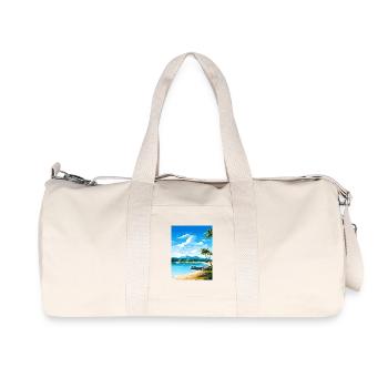 Ko Samui Thailand Thai Reise Poster Souvenir WPA - Recycelte Canvas-Sporttasche von Stanley/Stella - Naturweiß - Vorne